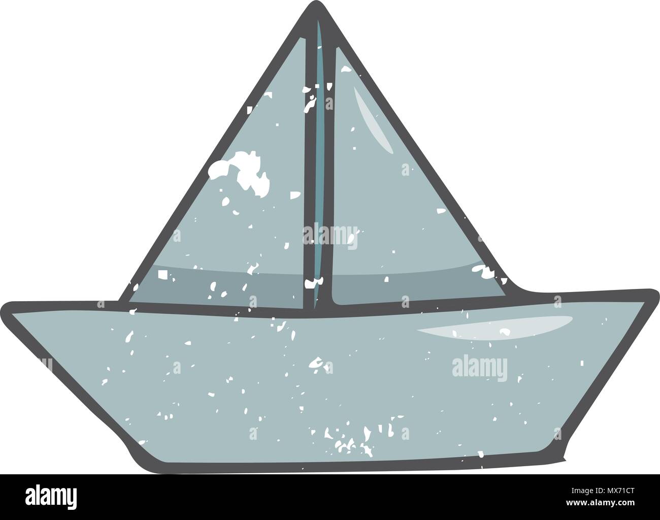 Paperboat Style Shabby Dessin Illustration Element Geometrique Bateau Bleu Clip Art Dessin Eau Mer Bateau Papier Texture Couleur Sur Fond Blanc Image Vectorielle Stock Alamy