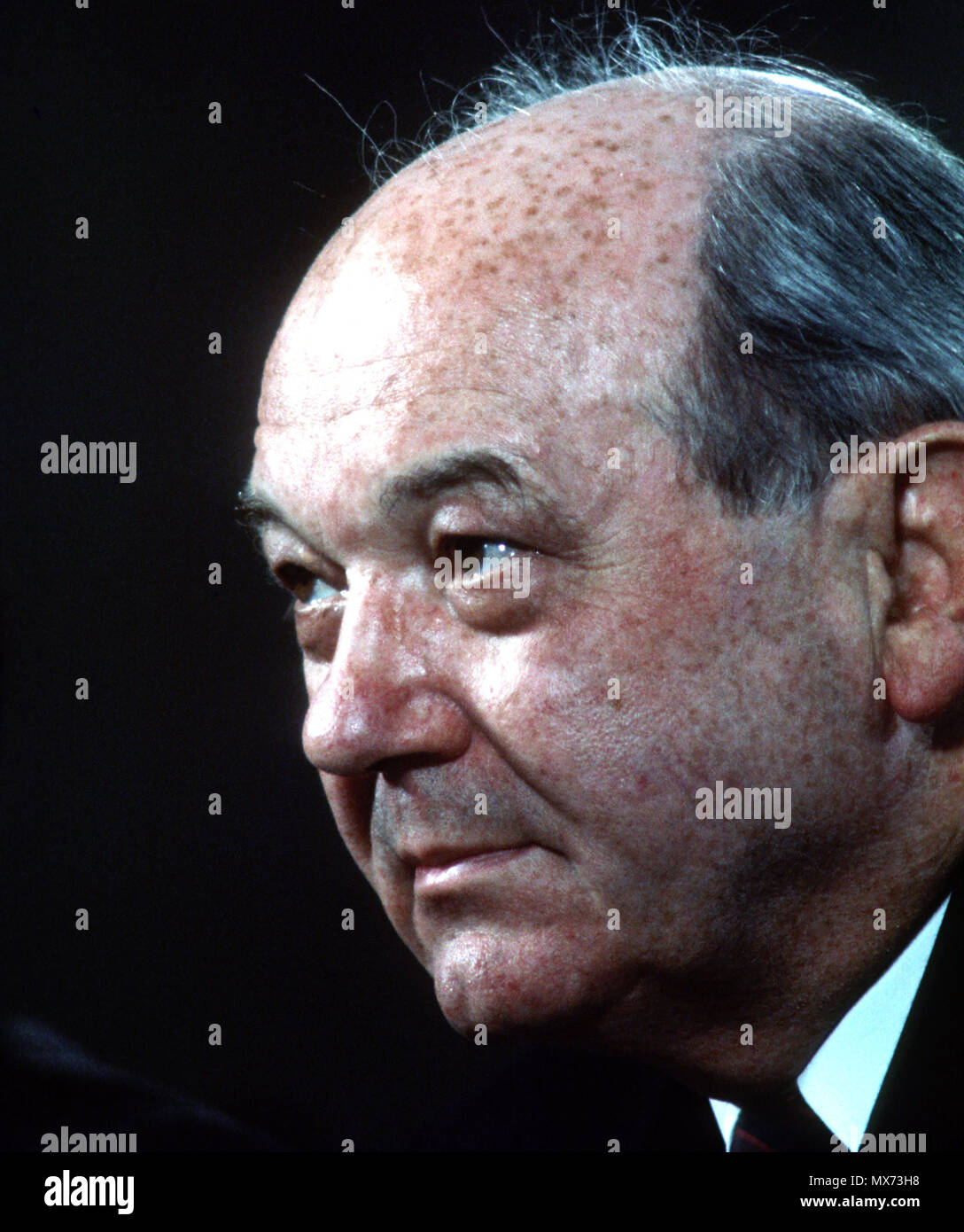 Washington, DC 1968/03/15 Le secrétaire d'État Dean Rusk témoignant devant un comité du Sénat en mars 1968 Photo par Dennis Brack B 7 Banque D'Images