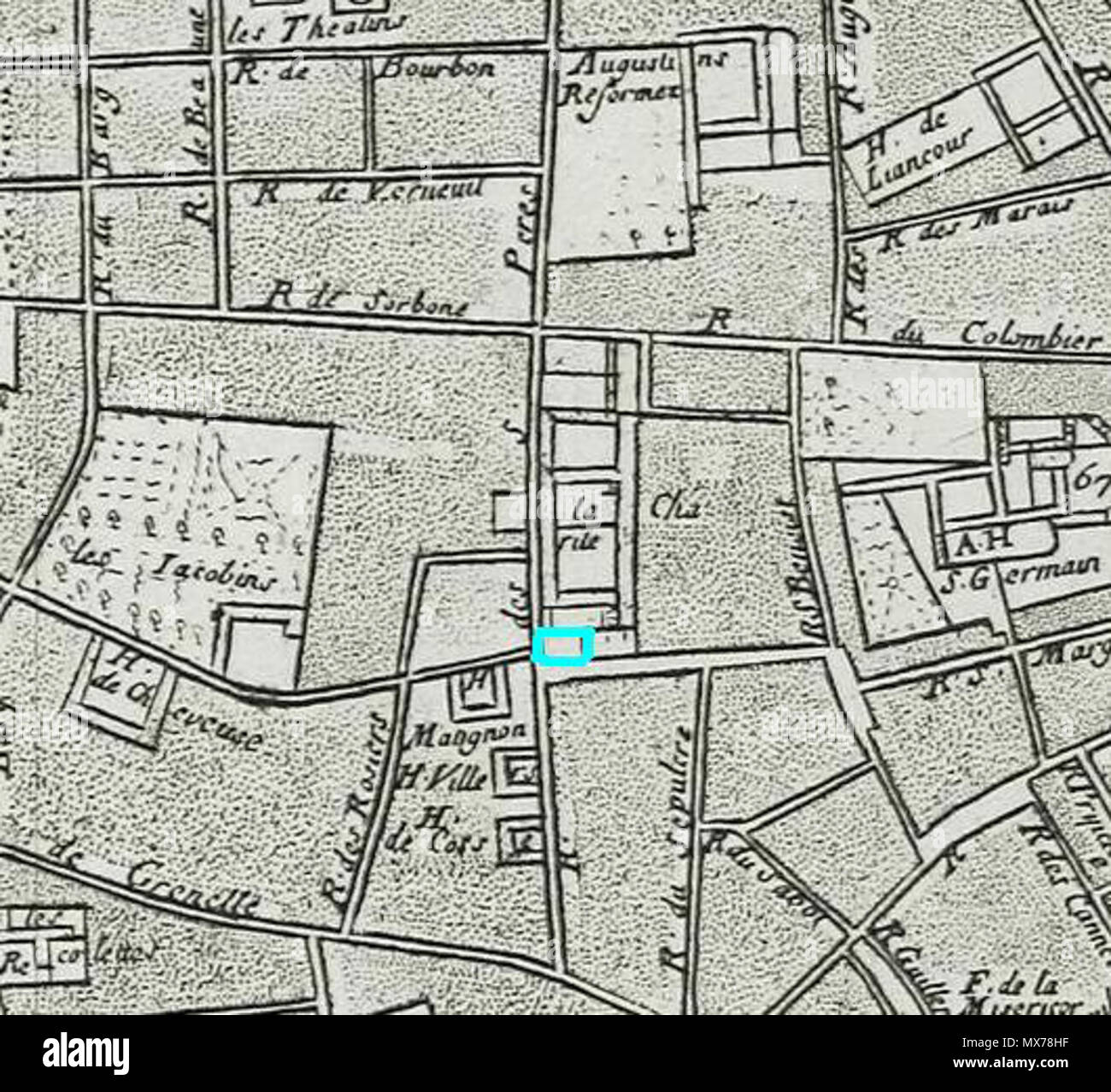 131 Cimetière Saint-Germain 16762 Banque D'Images