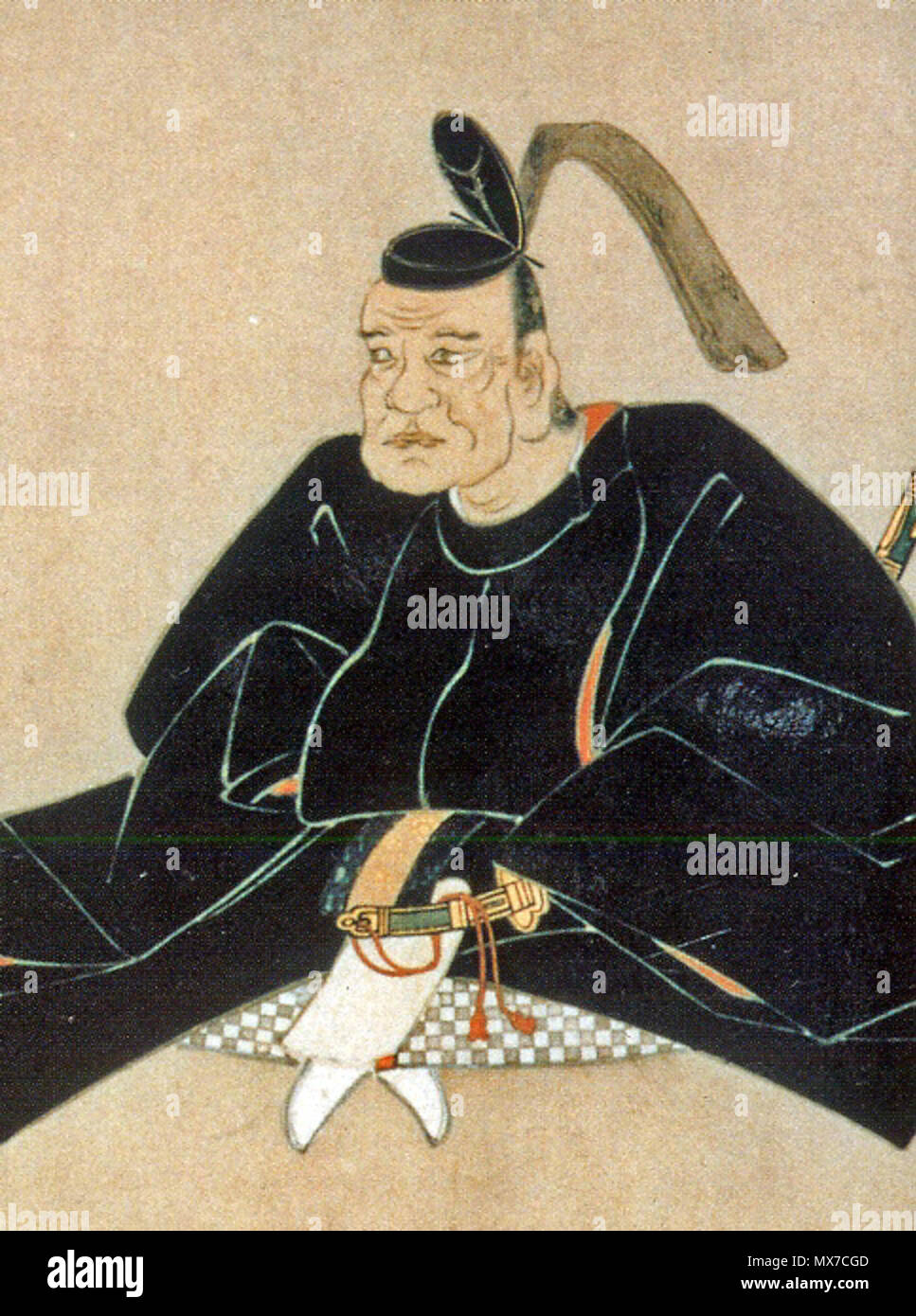 . 仙台藩主伊達忠宗の肖像画。 日本語 : . L'année 2008. Corpse Reviver Tadamune Date 154 Banque D'Images