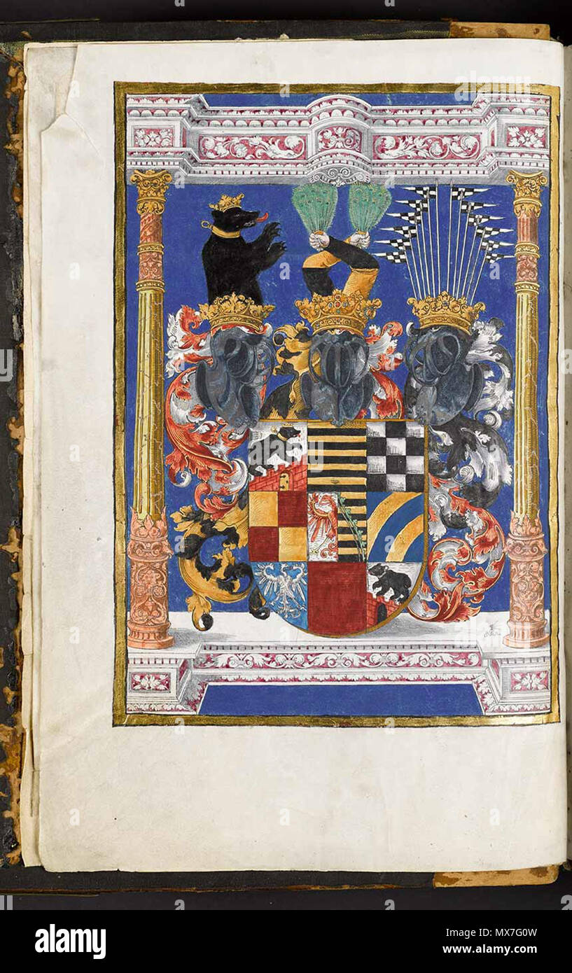. Anglais : Wappen Anhalt aus aus der Band 1 Cranach-Bibel «' von 1541, Anhaltische Landesbücherei Dessau . 1541. Lucas Cranach le jeune (1515-1586) Allemand Description peintre, graveur et homme politique date de naissance/décès 4 octobre 1515 au 25 janvier 1586 Lieu de naissance/décès Lutherstadt Wittenberg Lutherstadt Wittenberg Renaissance Période de travail lieu de travail Lutherstadt Wittenberg contrôle d'autorité : Q170339 : VIAF 24706489 ISNI : 0000 0001 2277 5534 ULAN : 500017755 RCAC : n80131754 WGA : CRANACH, Lucas le jeune 146 Cranachbibel WorldCat CoA Anhalt 00000012 Banque D'Images