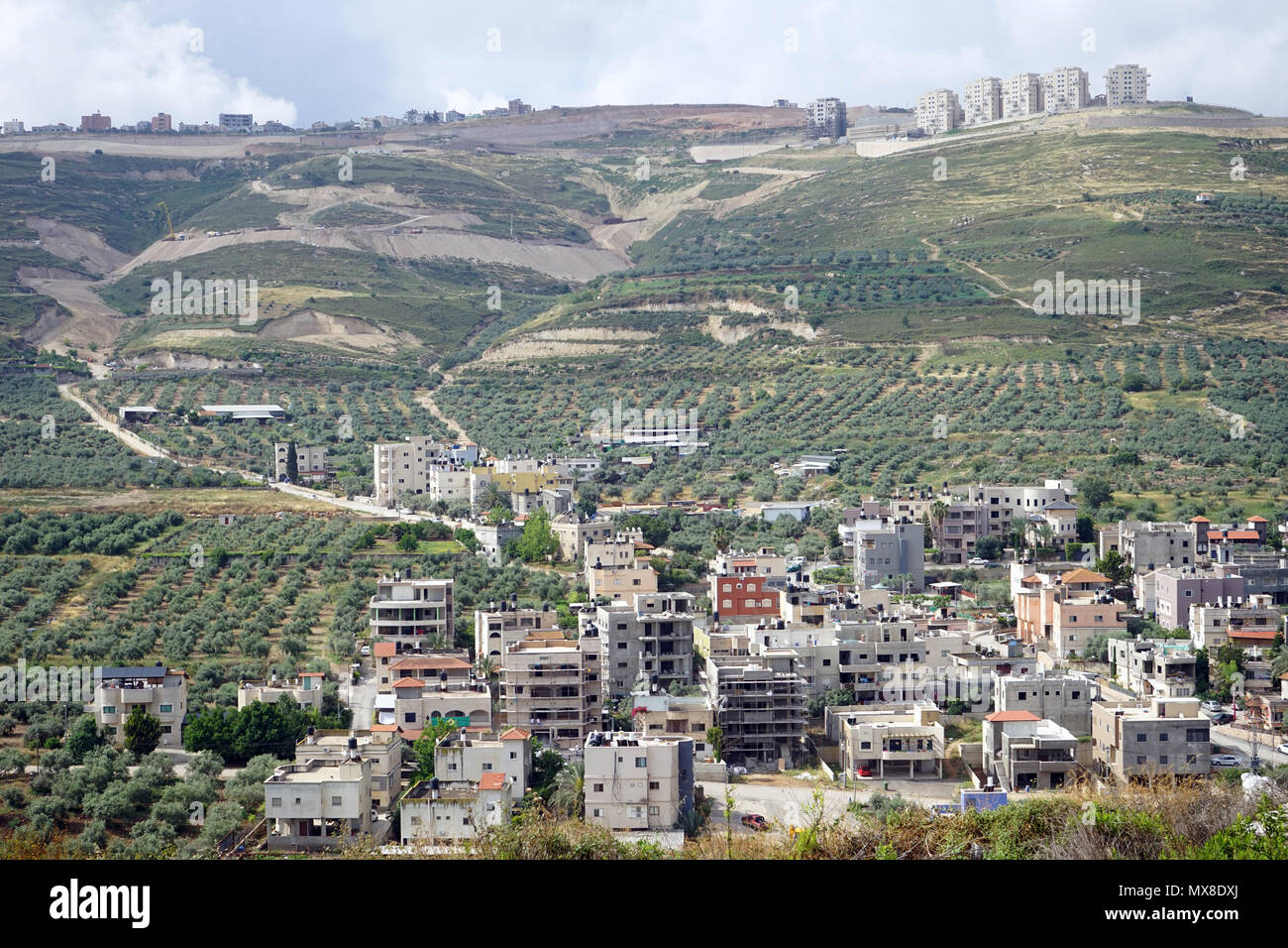 Beit Rimon village près de Nazareth en Israël Banque D'Images