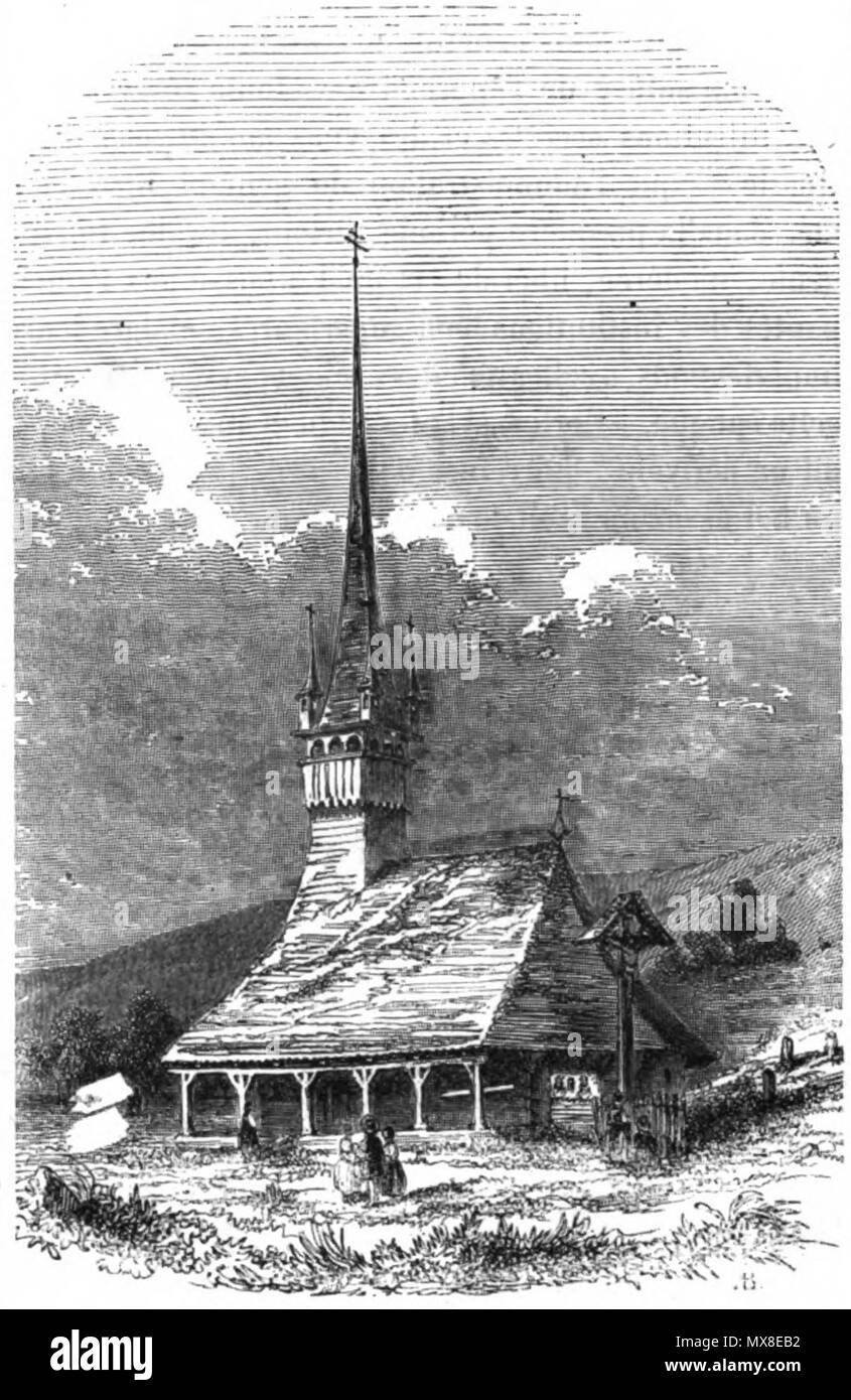 . Eglise valaque . Années 1840. 181 Eglise valaque inconnu Banque D'Images