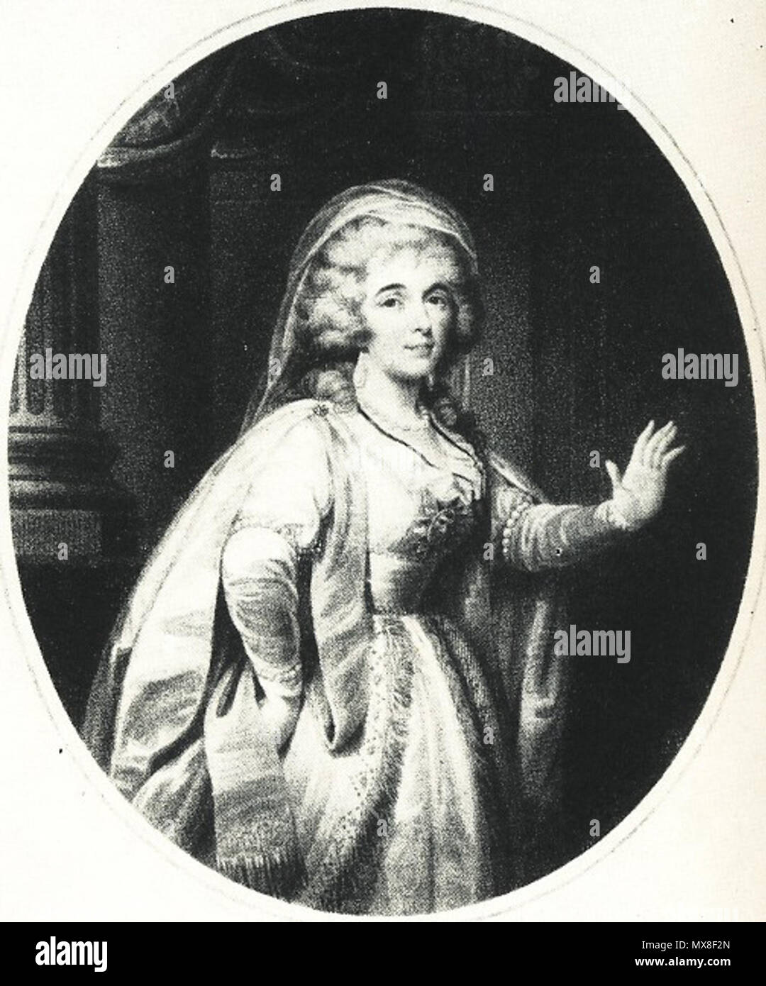 . Anglais : le chanteur d'opéra allemand et la soprano Elisabeth Mara comme Armida. Deutsch : Die deutsche Opernsängerin (Sopran) Elisabeth Mara als Armida. Au début du xixe siècle. Inconnu 184 Elisabeth Mara Armida Banque D'Images