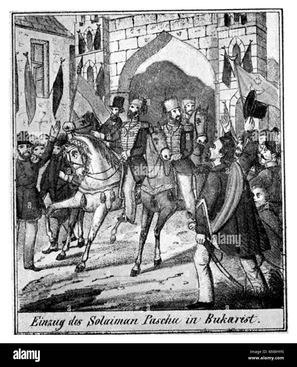 . Ce fichier n'a pas de description, et peut être n'ont pas d'autres informations. Veuillez fournir une description explicite de ce fichier. . Ce fichier n'est pas informations sur l'auteur. 191 Saisie de Soliman Pacha, 21 août 1848 Banque D'Images