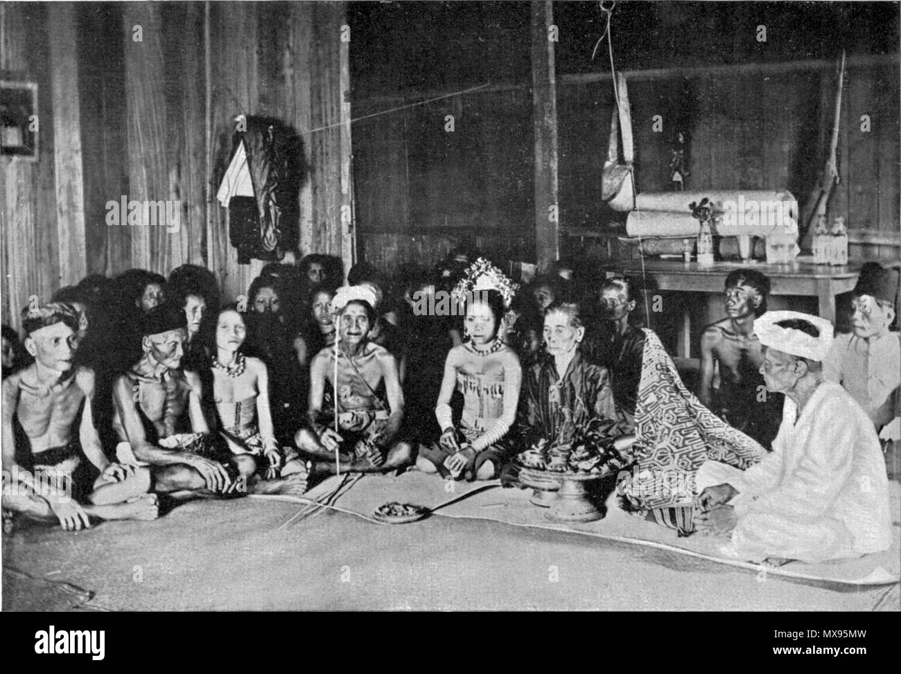 282 Hochzeit bei denDajak Banque D'Images