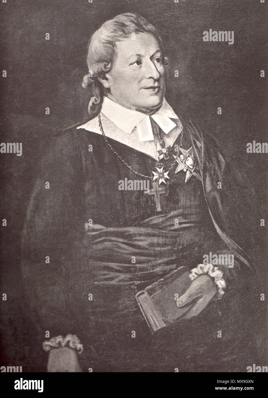 . Anglais : Gustaf Murray (28 mars 1747 - 4 mai 1825), évêque de Västerås en Suède de 1811 à 1825, par Peter Krafft. avant 1826. Peter Krafft 259 Gustaf Murray Banque D'Images