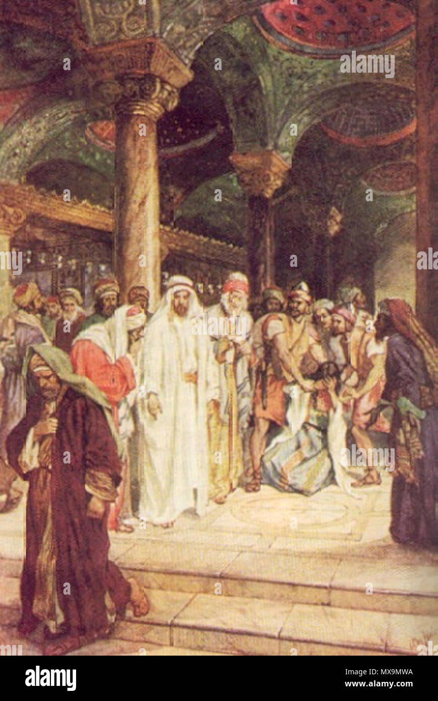. Trou, WILLIAM : la vie de Jésus de Nazareth. 80 photos. 1908. Trou Trou 283 William Joven annonce ltera Banque D'Images