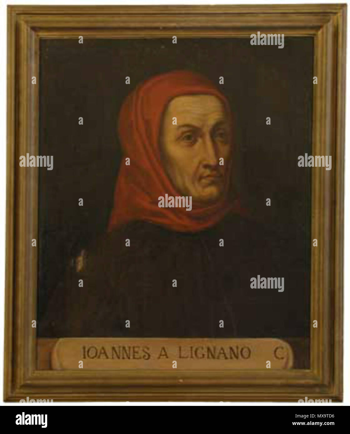 . Giovanni da Legnano (né vers 1320 ; mort le 16 février 1383), juriste italien et un partisan du Pape Urbain VI au cours de la Western schisme . Date inconnue ; d'après les archives de l'Université description du, la peinture a été enregistré dans l'inventaire d'archives depuis le milieu du 17ème siècle. Inconnu 246 Giovanni da Legnano Banque D'Images