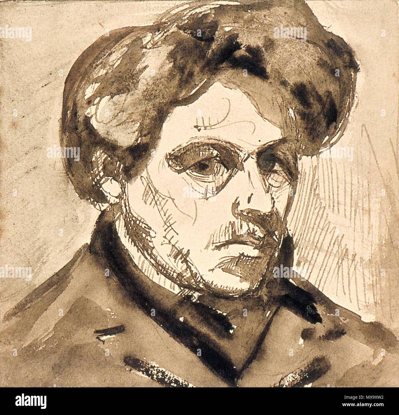 . Nederlands : Auto-portrait. vers 1905. aquarelle brun ou l'encre brune sur papier. 11 × 11,5 × 4,5 cm (4.3 in). Utrecht, Centraal Museum. vers 1905. Theo van Doesburg (1883-1931) Noms alternatifs Christian Emil Marie Küpper (Emile), I.K. Bonset Description architecte néerlandais, peintre, dessinateur et écrivain Date de naissance/Décès 30 Août 1883 7 mars 1931 Lieu de naissance/décès Utrecht Davos période de travail, lieu de travail 1899-1931 Amsterdam (1899-1914), Amersfoort (septembre 1908), Apeldoorn (juillet 1910), Fort bij Veldhuis (Heemskerk) (juillet 1914), Groesbeek (Mai 1915-juin 1915, Septembre Banque D'Images