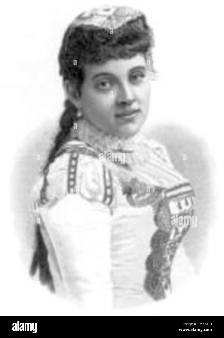 . Anglais Loisinger : Johanna était une chanteuse d'opéra . um 1890/1900. Johanna Loisinger 320 inconnu Banque D'Images