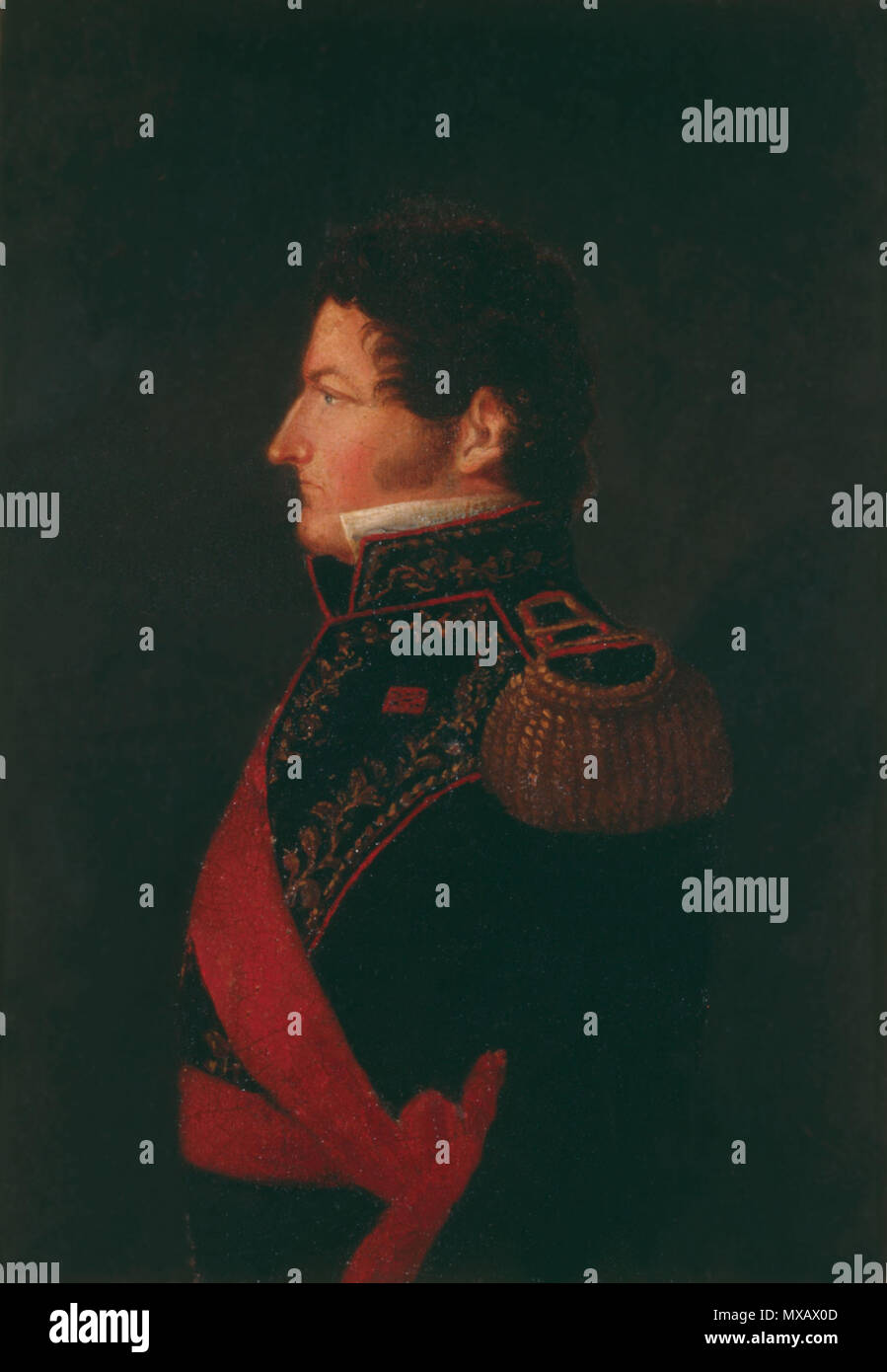 . Anglais : Juan Manuel de Rosas ,1833 . 1833. Carlos Enrique Pellegrini (1800-75) 328 Juan Manuel de Rosas 1833 Banque D'Images