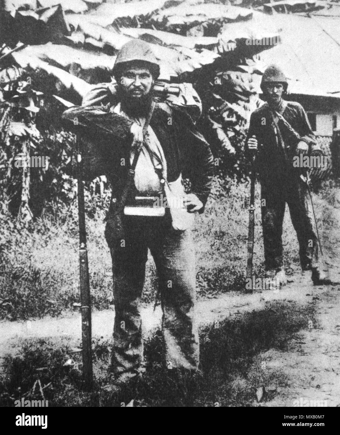 . L'anglais 'Marsouins' (Troupes de Marine) en Indochine en 1888. 1888. FrenchMarsouinsIndochina 222 inconnu1888 Banque D'Images