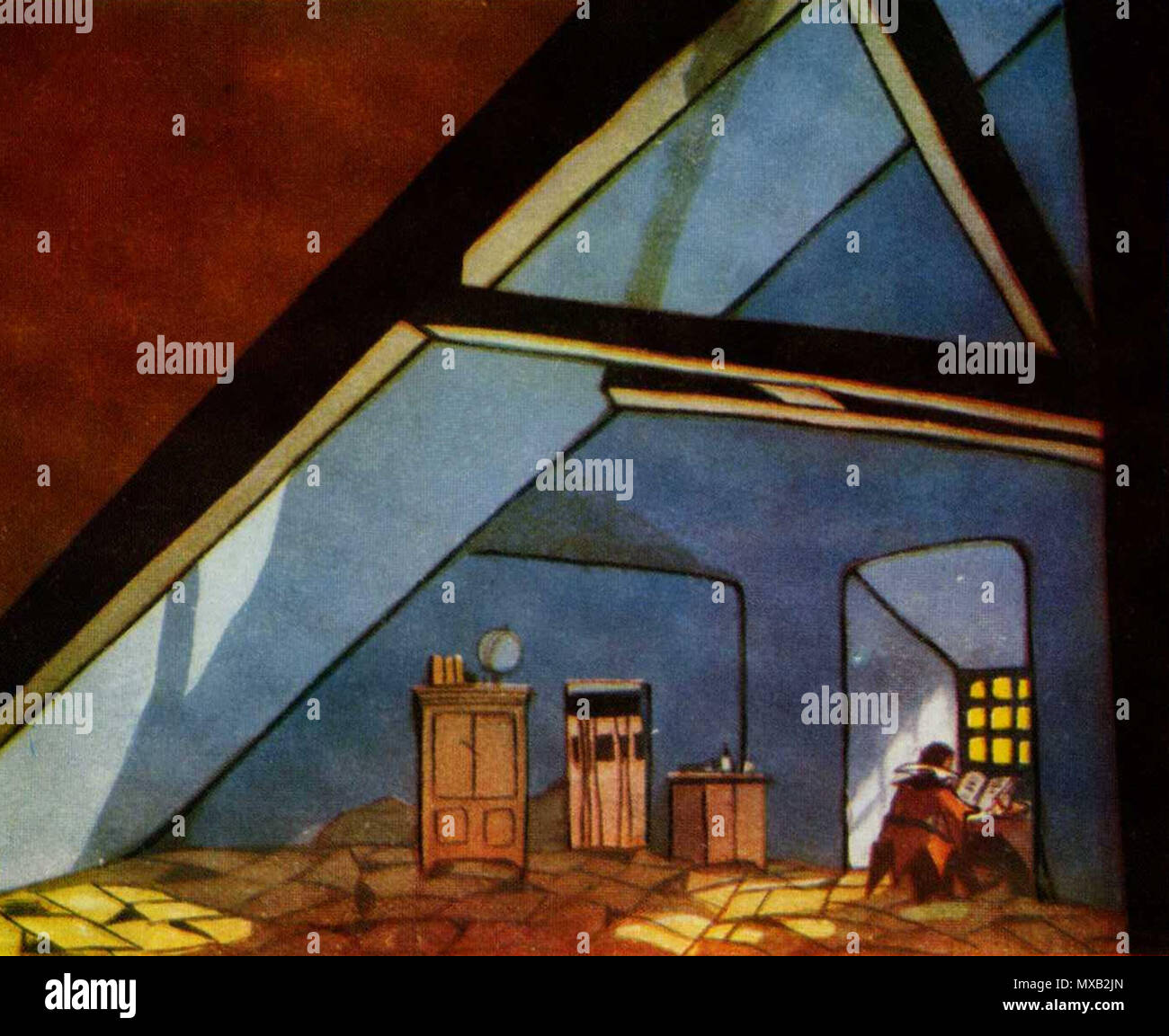 355 La poussière de Soleils tableau 18 Banque D'Images