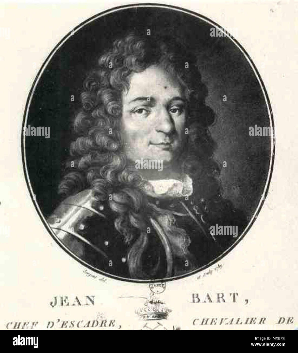 Jean Bart (1650-1702), comandante naval francês e corsário, ameaçando  explodir seu navio - O corsário Jean Bart (1650-1702) ameaça um corsário  inglês