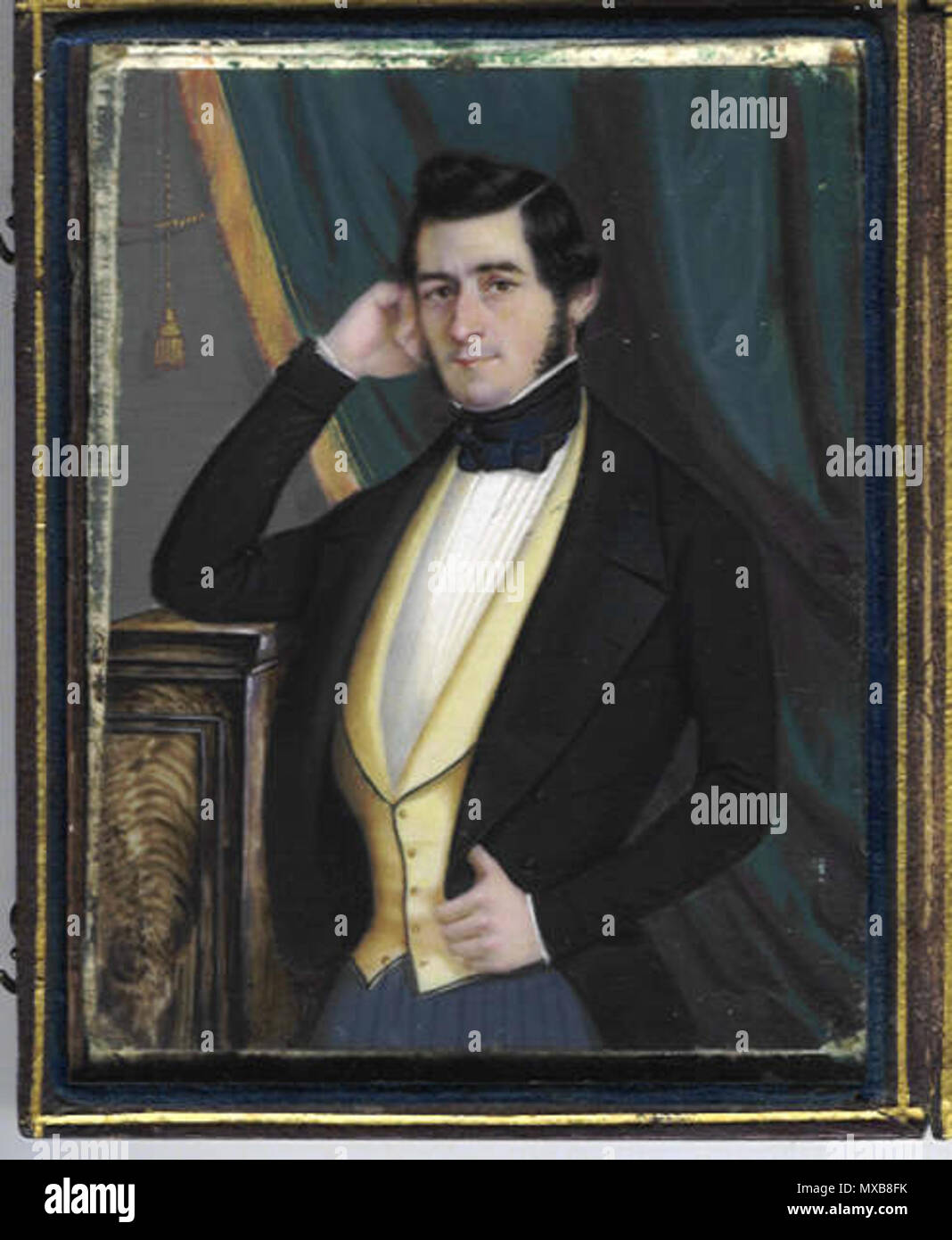 . José Martín París . 1850. 317 Accord sur le inconnu Banque D'Images
