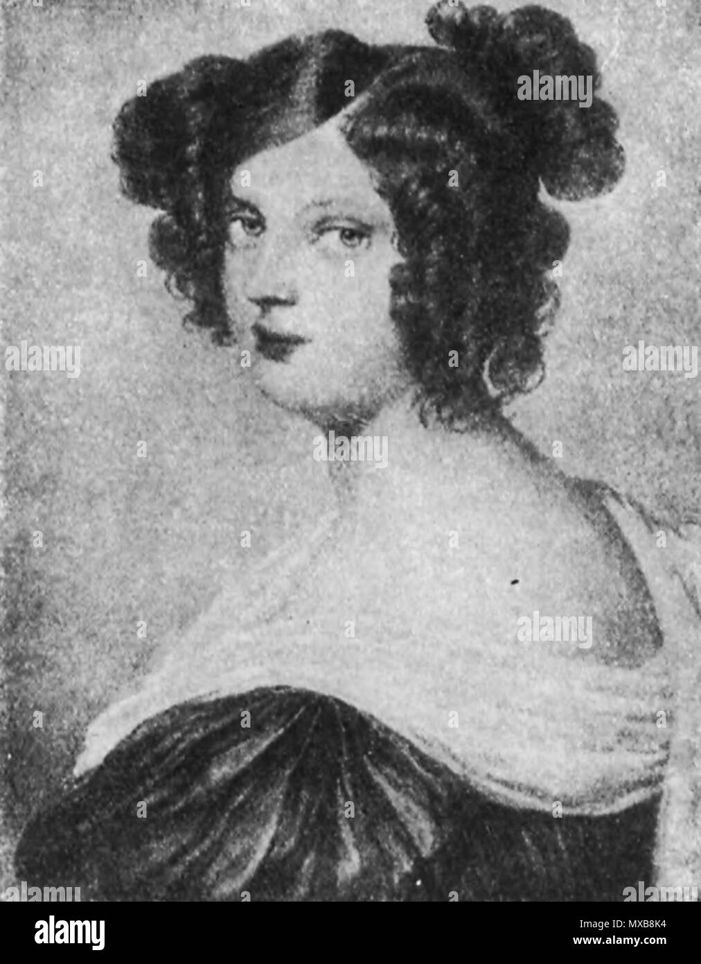 . Polski : Joanna z Morzkowskich Bobrowa (1807-1889) . 1833. Joanna Bobrowa inconnu 317 Banque D'Images