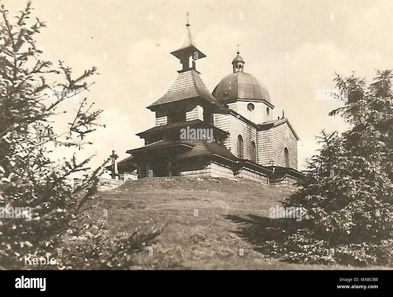 . Kaple de saint Cyrille et Metody . vers 1911. Cyryla Metodego Kaple 335 inconnu Banque D'Images