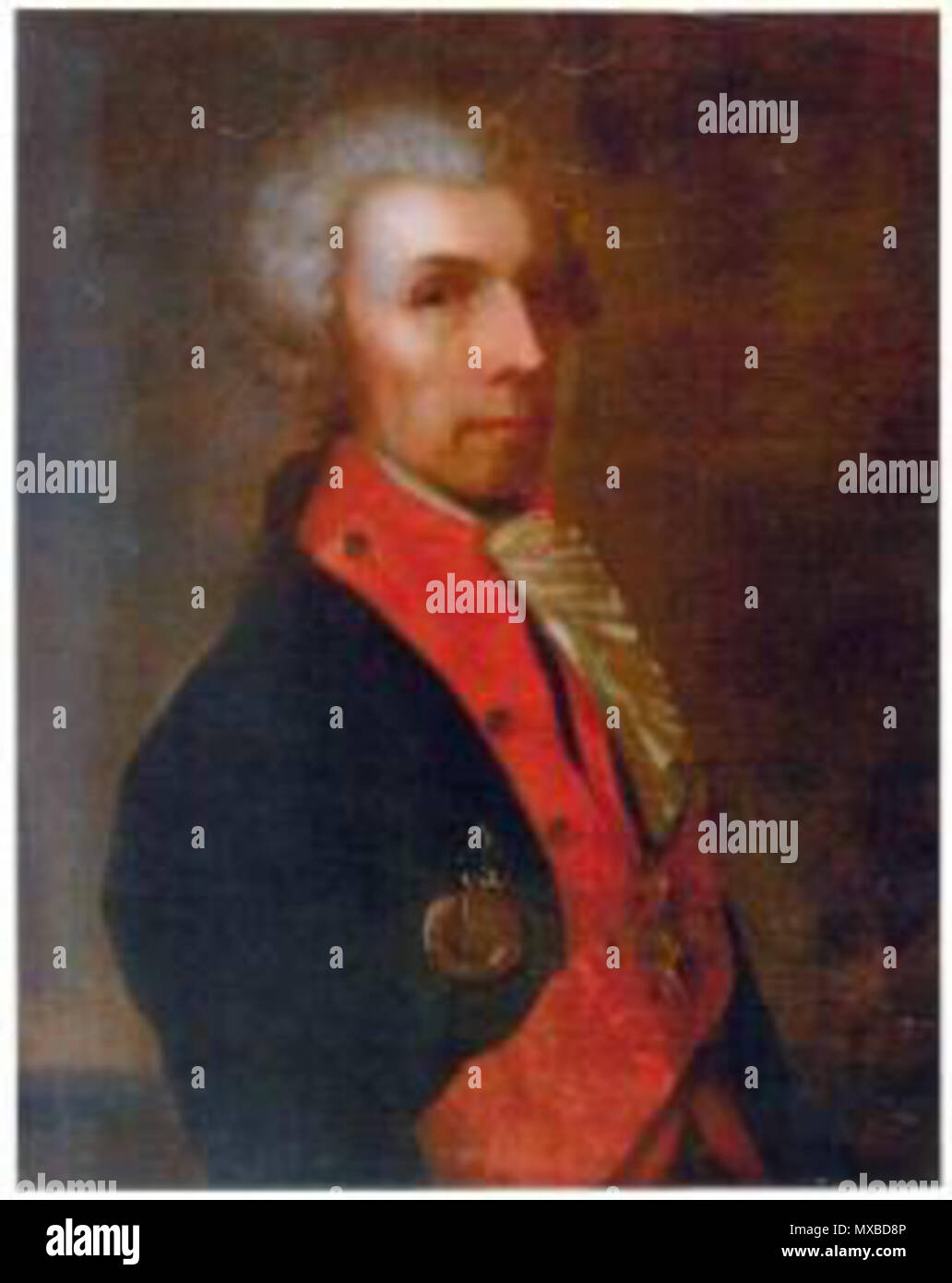 . Русский : Василий Васильевич Каховский. Правитель Таврической области (1784-1788) English : Vassili Kakhovsky. Gouverneur de la province de Tauris, 1784-1788 . Date inconnue. Inconnu 338 Kaxovskui Banque D'Images