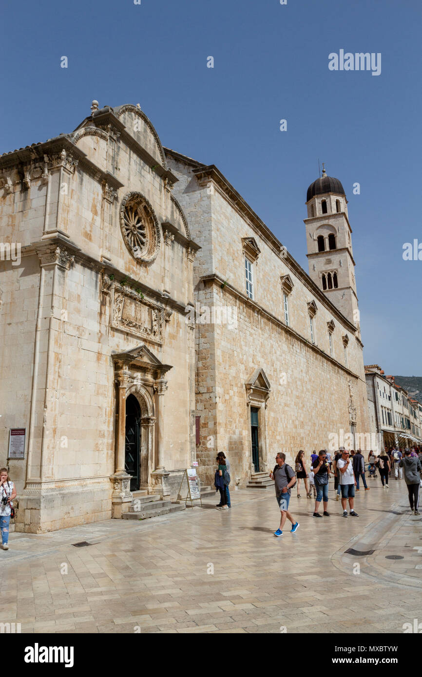 Église Saint-sauveur, (Crkva sv. Spasa) dans la vieille ville, Dubrovnik, Croatie. Banque D'Images