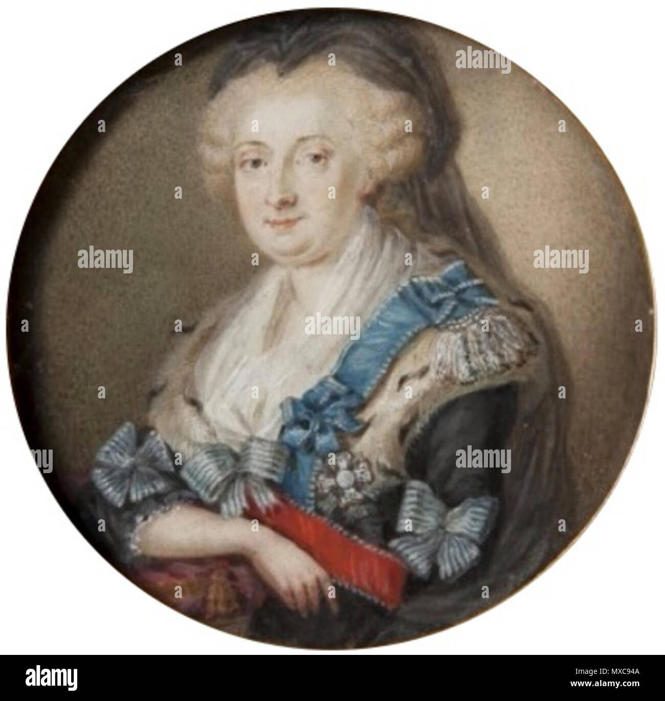 . Anglais : Maria Anna Sophia de Saxe, l'électrice de Bavière. (1728-1797) English : Marie-Anne de Saxe, princesse électrice de Bavière (1728-1797) . 18e siècle. 397 Inconnue Maria Anna Sophia de Saxe Banque D'Images