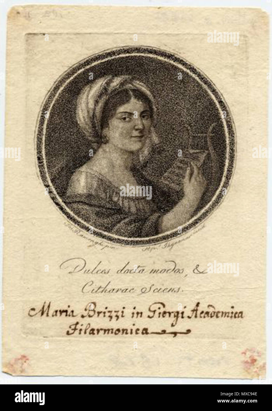 . Anglais : Maria Brizzi Giorgi (1775-1812) . 16 mars 2014, 07:10:19. 397 Inconnue Maria Brizzi Giorgi Banque D'Images