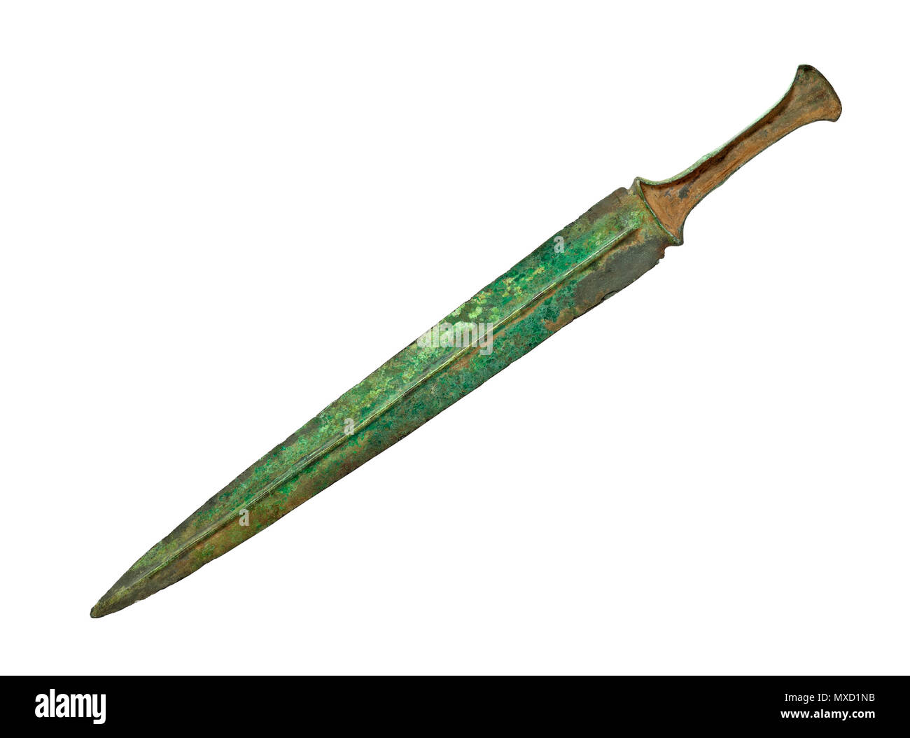 Épée Ancienne Gladius Romain En Bronze Doré - 60 Cm - Originale Pré-1800