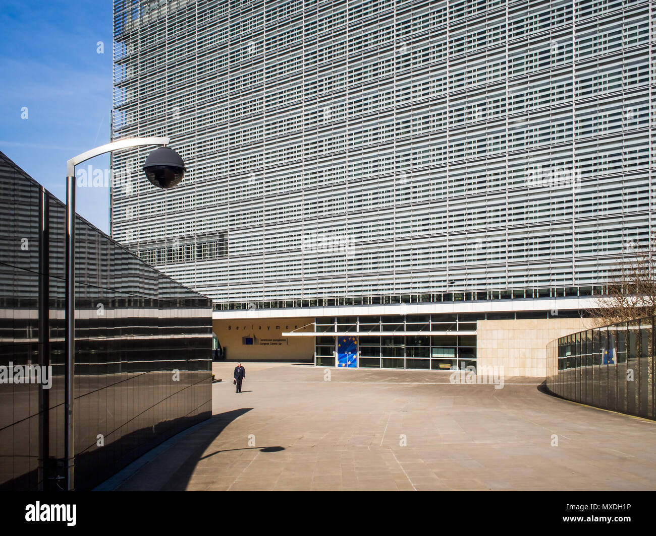 Le bâtiment Berlaymont (Commission européenne), Bruxelles, Belgique. Banque D'Images