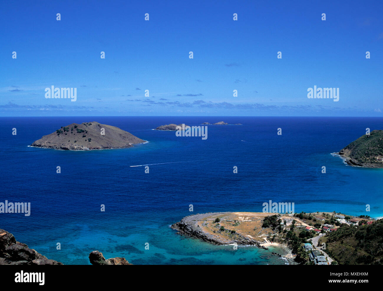 St Barthelemey île des Caraïbes Banque D'Images