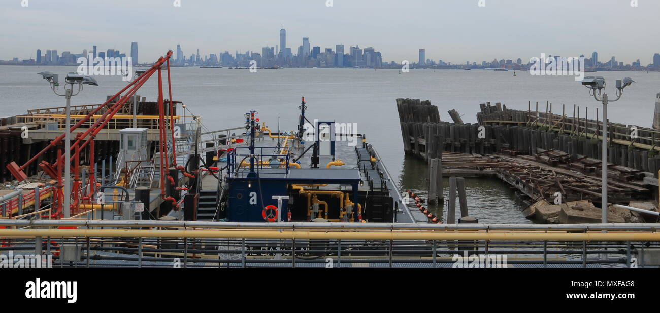 New York's Harbour Banque D'Images