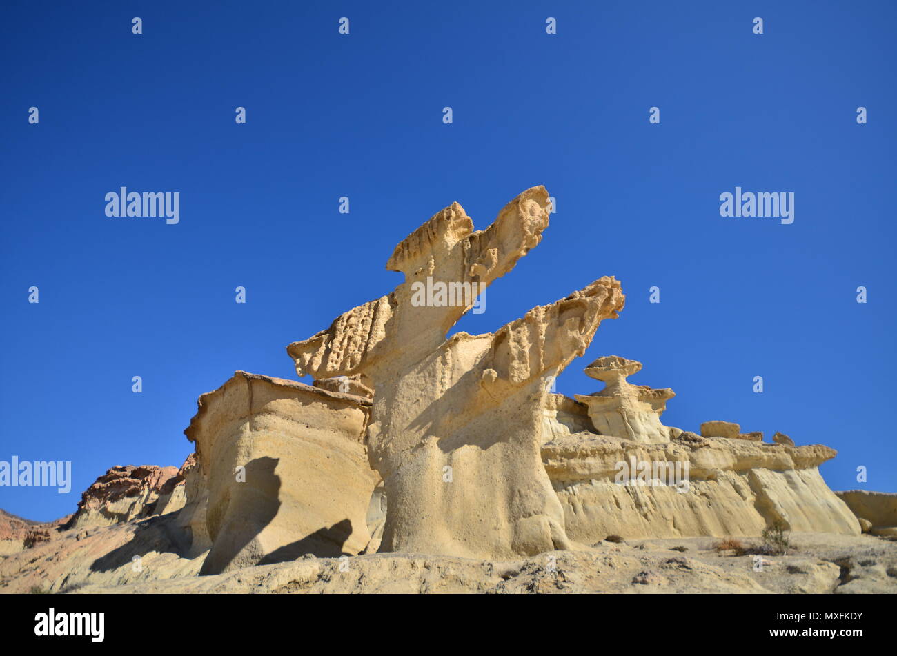 Bolnuevo, Costa de Mazarrón Banque D'Images