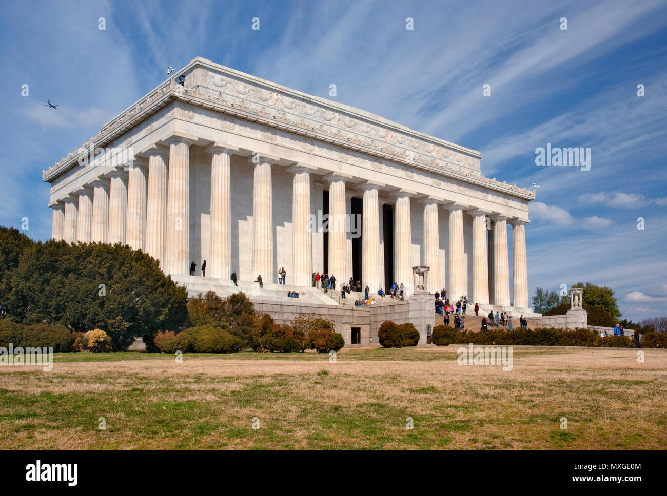 Le Lincoln Memorial à Washington DC Banque D'Images