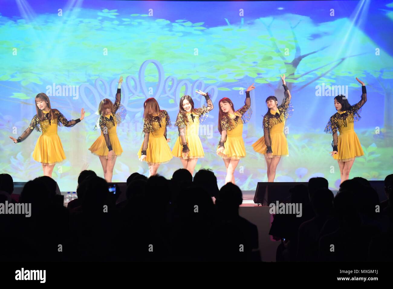 Taipei. 06Th Juin, 2018. 'OH MY GIRL', concert de Taipei effectuer deux fois..s 'TT' à Taipei, Taiwan, Chine, le 03e Juin, 2018.(Photo par TPG) Credit : TopPhoto/Alamy Live News Banque D'Images