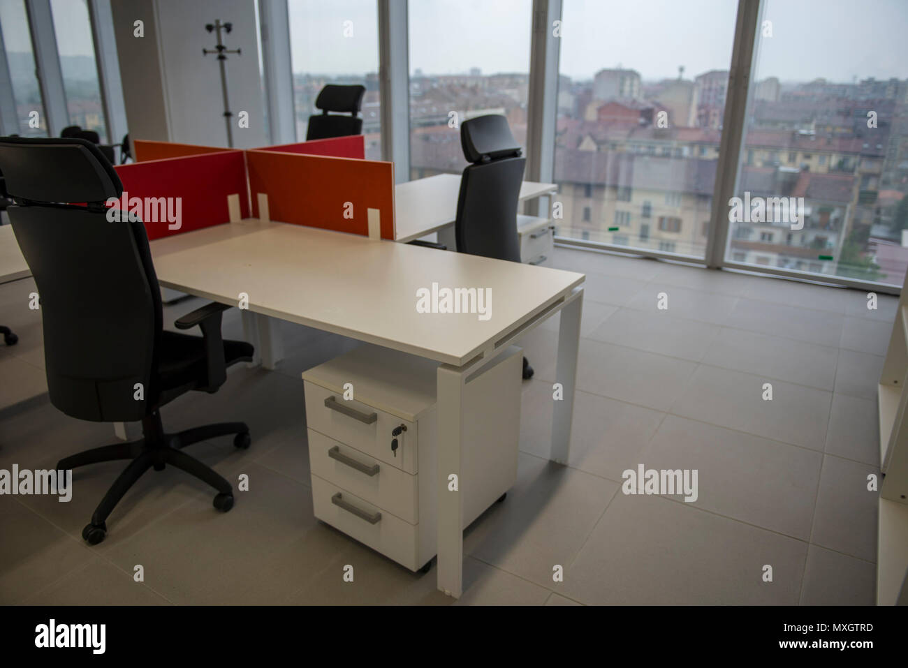 Le 4 juin, 2018 - Turin, Italy-June 4, 2018 : Regione Skyscraper visite de presse du chantier de construction Crédit : Stefano Guidi/ZUMA/Alamy Fil Live News Banque D'Images