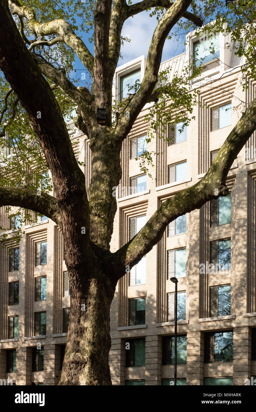 Salles de jardin, chambres d'étudiants de l'UCL, Cartwright Gardens, Bloomsbury, Londres Banque D'Images