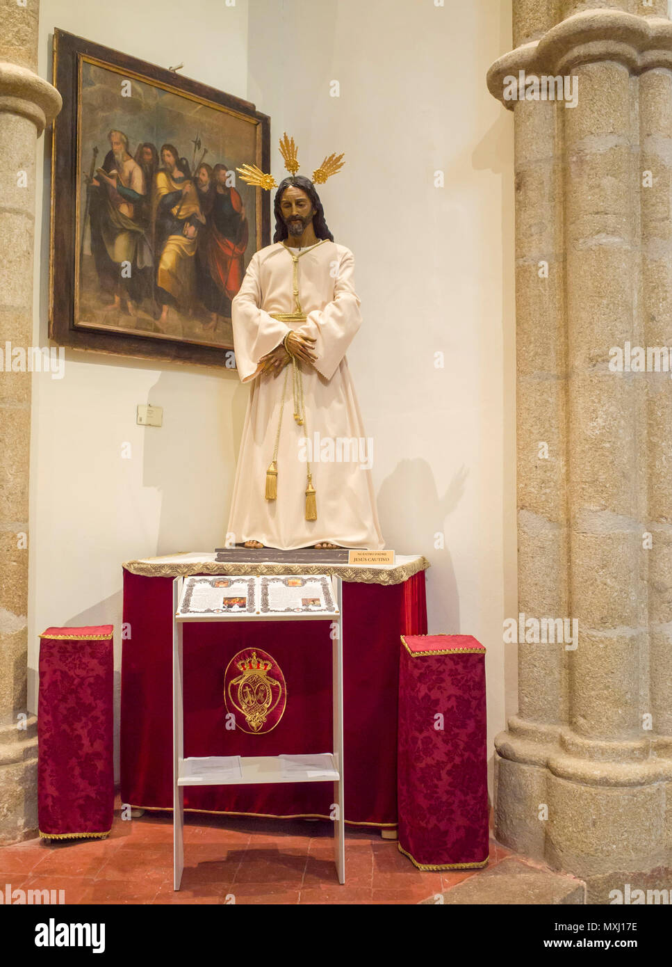 Jesús Cautivo. Eglise de Santa María la Mayor La Colegial. Talavera de la Reina. Conjunto histórico artístico. Provincia de Tolède. España. Banque D'Images