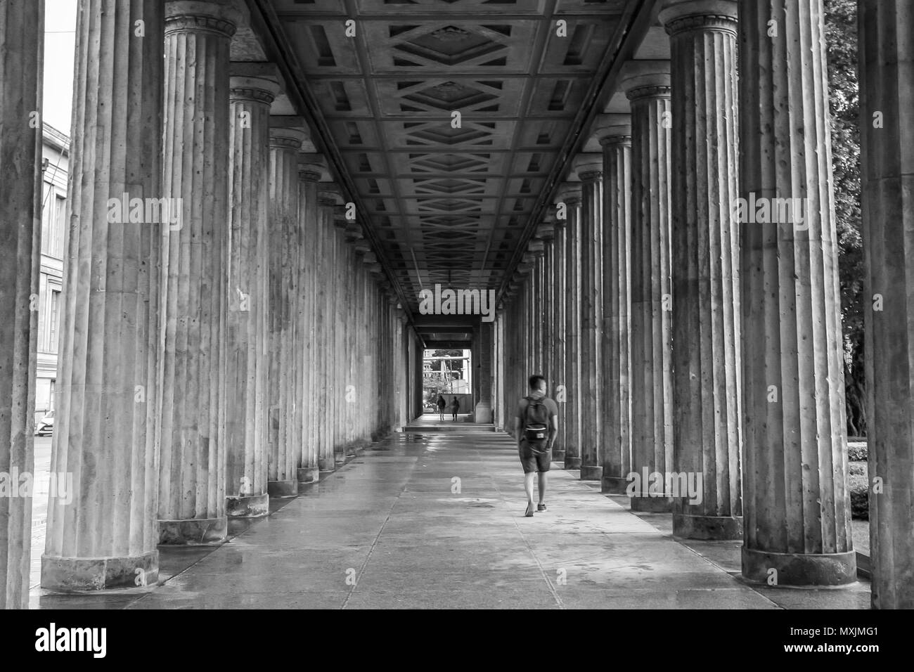 Errant autour de tourisme à Berlin, Allemagne Banque D'Images