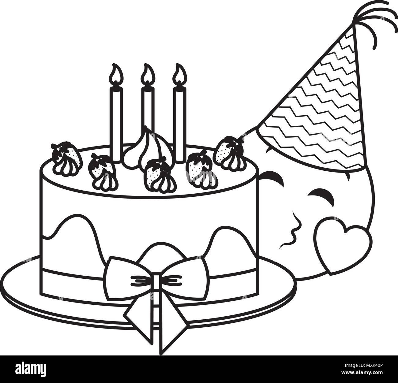 Cartoon Cake Emoji Emoticon Smiley Banque D Image Et Photos Alamy