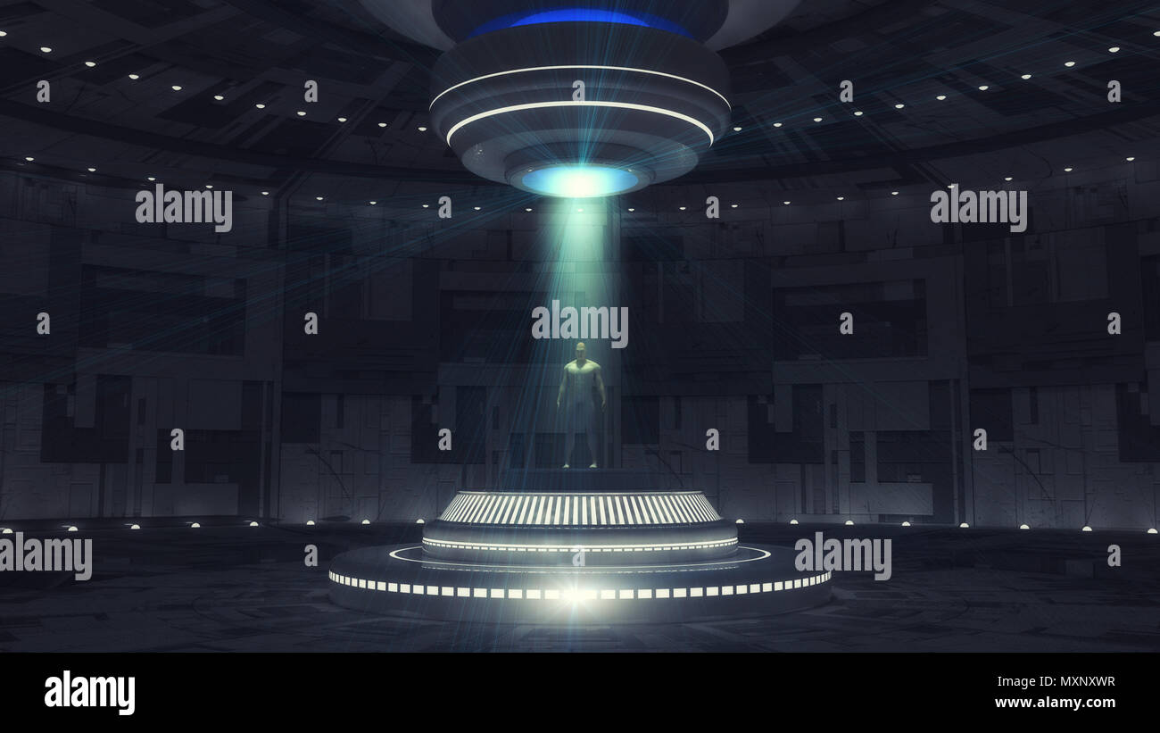 3D render. Silhouettes humanoïdes clonage Banque D'Images