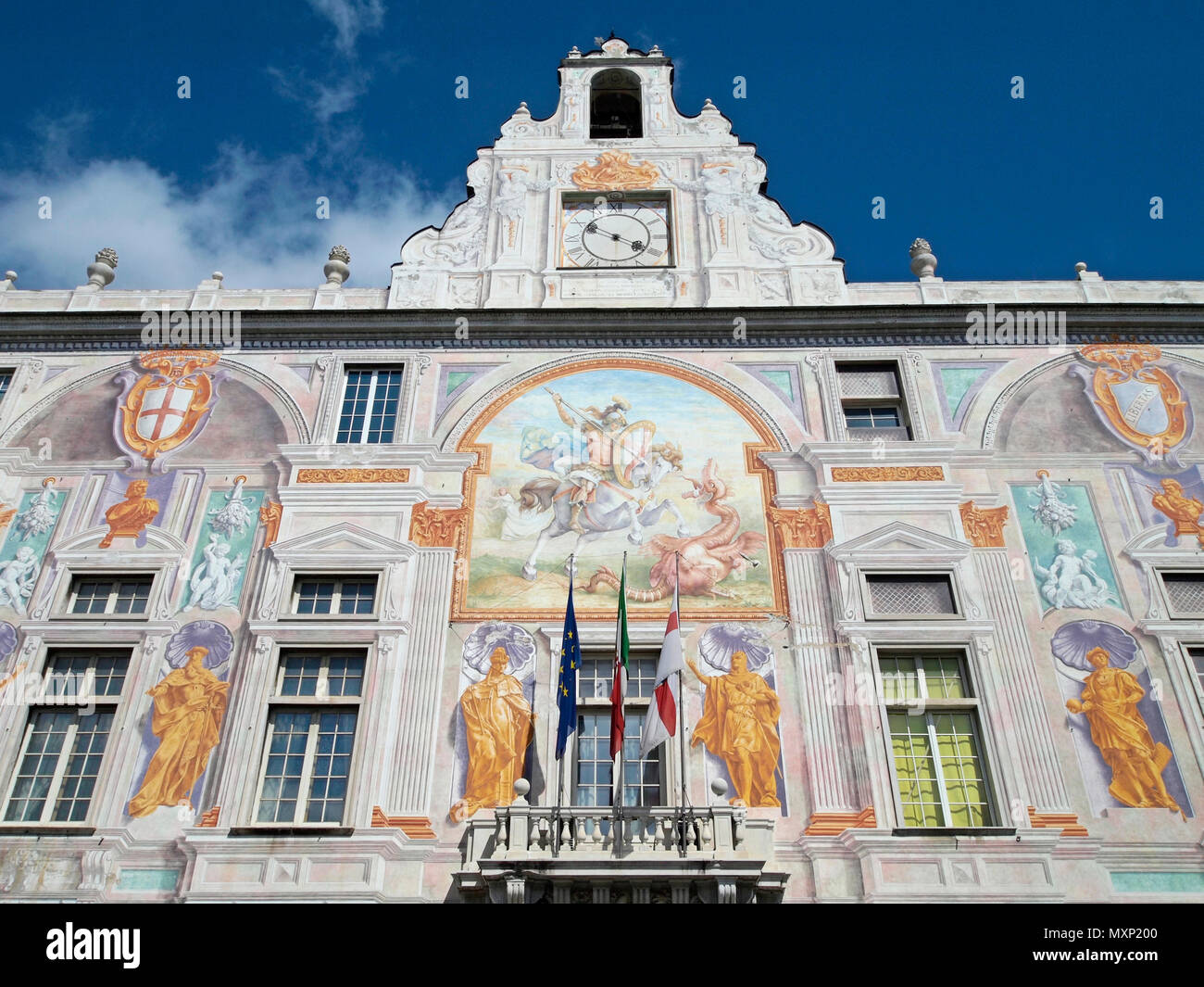 San Giorgio palace (st.george) à Gênes, ligurie, italie Banque D'Images