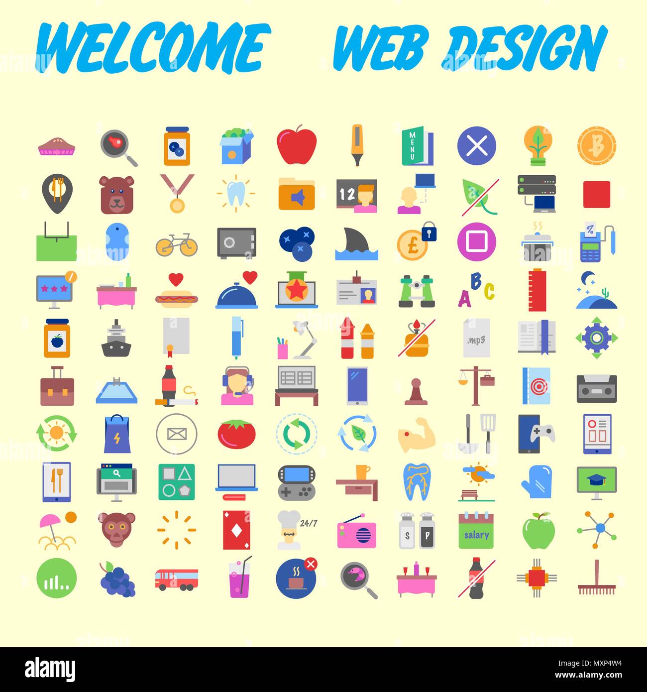 Télévision l'optimisation seo, démarrage d'entreprise et essentiel, publicité, banque et finance icons set pour site web et site mobile et applications. Simple pictogr Illustration de Vecteur