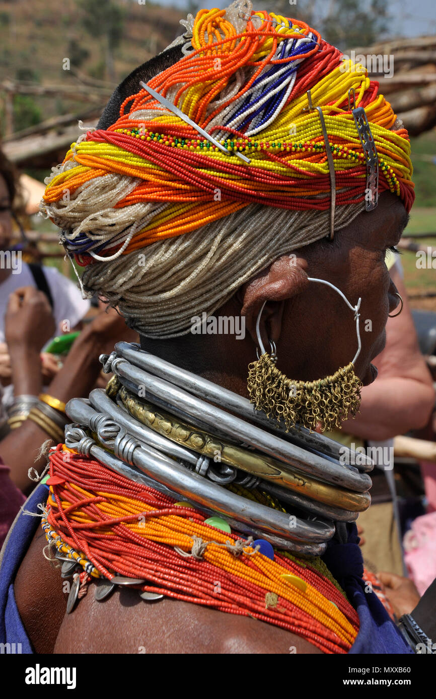 L'Inde, l'Orissa, Puri, Onkadelli village, vie quotidienne Banque D'Images