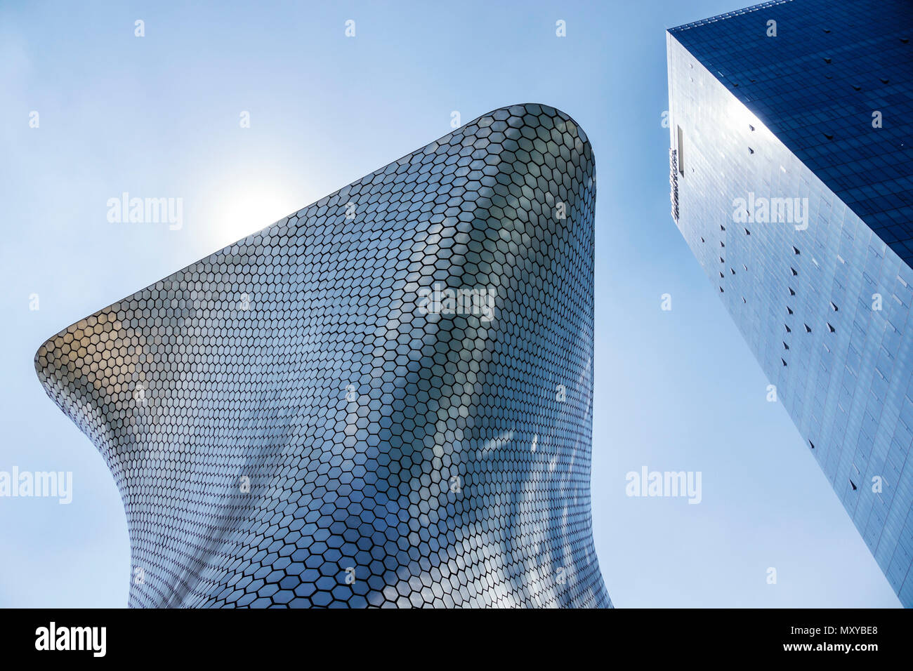 Mexico, hispanique, mexicain, Colonia Granada, Plaza Carso, Museo Soumaya Museum Carlos Slim collection d'art privée, extérieur Banque D'Images