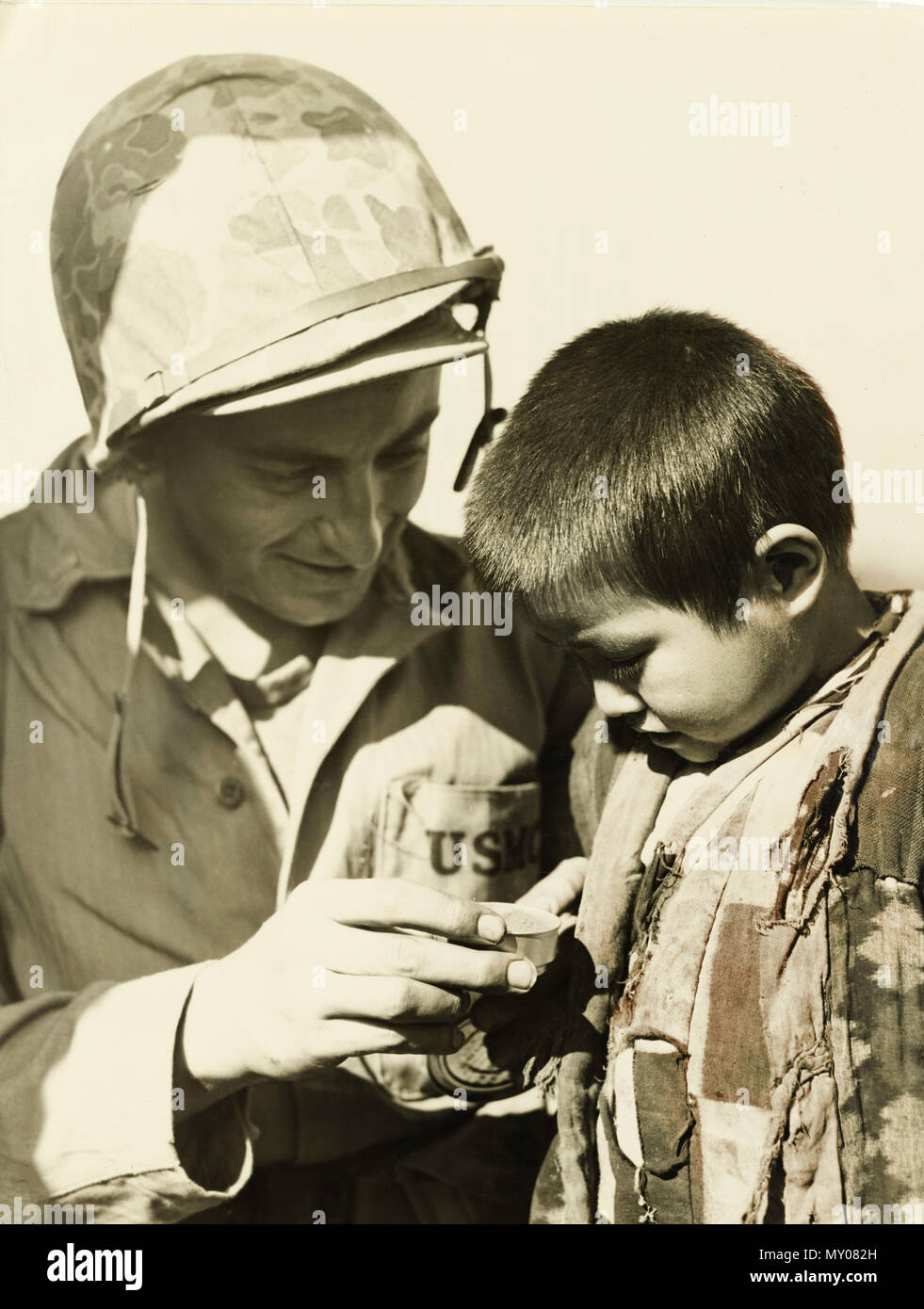 La Seconde Guerre mondiale photo - Okinawa Banque D'Images