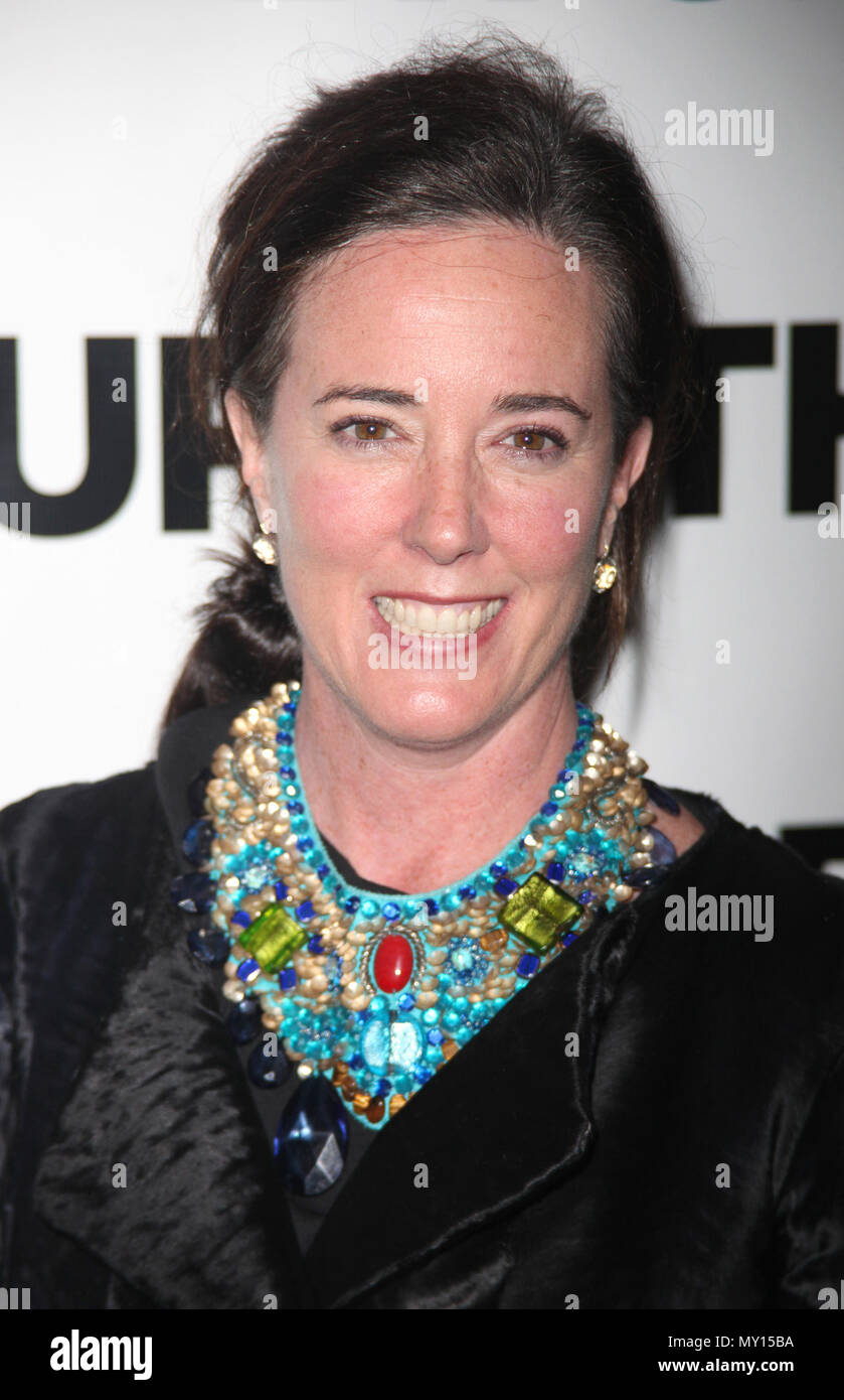 ***PHOTO*** Kate Spade trouvé mort dans PARK AVENUE VACANCES Kate Spade participant à la nouveau groupe 2010 Prestation de Gala hommage Robyn Goodman à B.B. Le roi à Times Square, New York City. Le 25 janvier 2010 Credit : Walter McBride/MediaPunch Banque D'Images