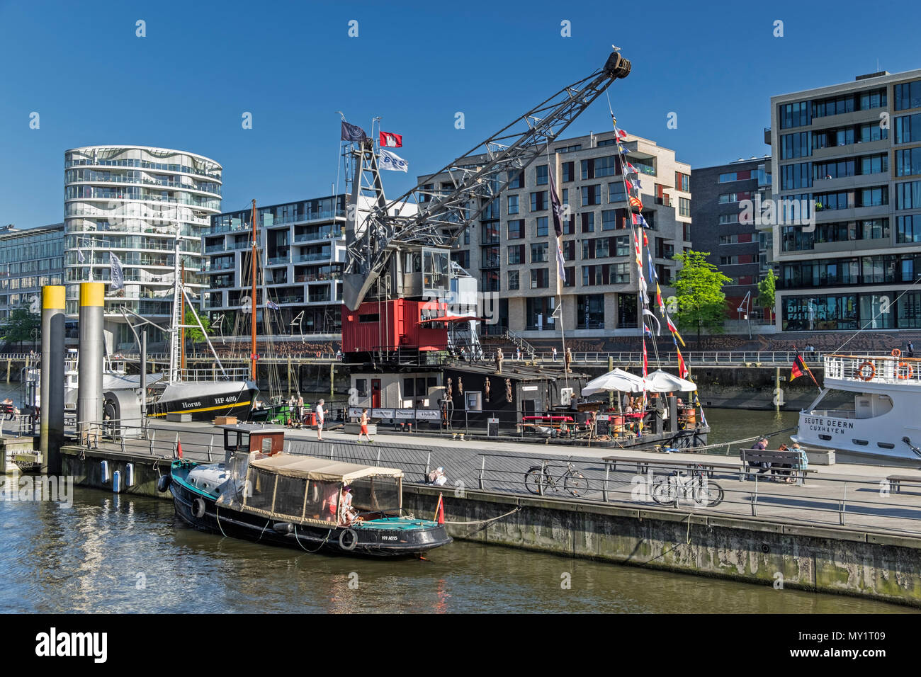 HafenCity Hamburg Allemagne Banque D'Images