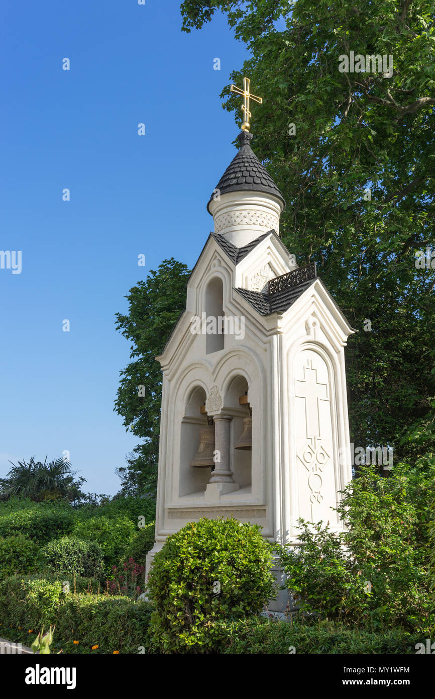 Yalta, Crimée-mai 30, 2016 : l'église de maison de la famille Romanov à Livadiya Banque D'Images