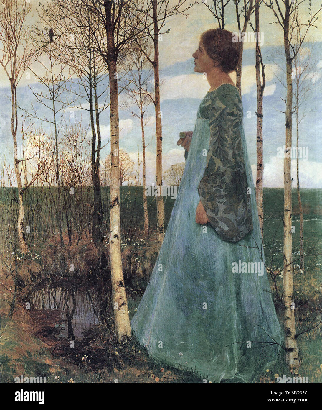 Heinrich Vogeler - Früchling Banque D'Images