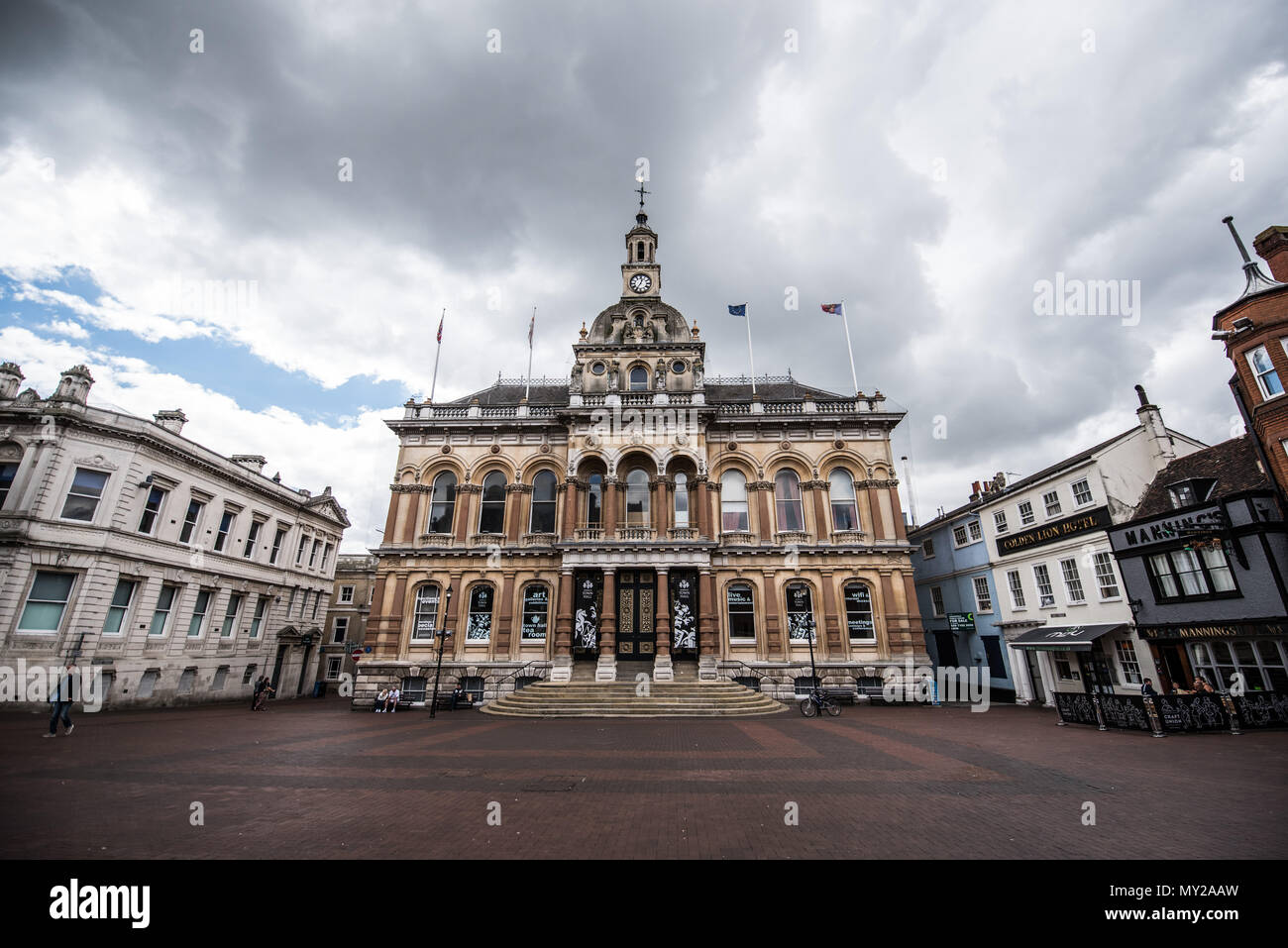 Ipswich Town Hall. Suffolk, UK Banque D'Images