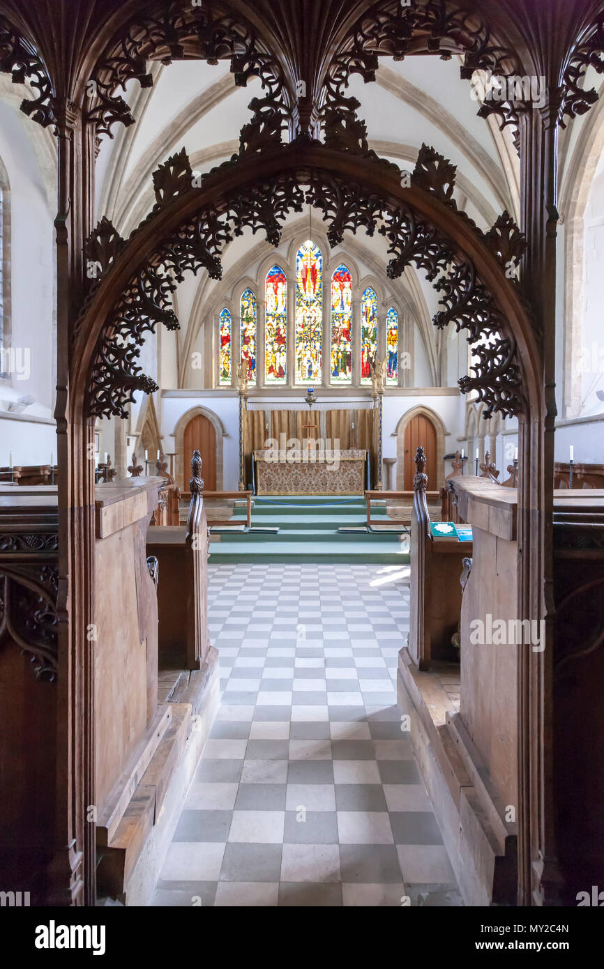 St Nicholas Church, Blakeney, Holt, Norfolk. Angleterre, Royaume-Uni. Banque D'Images